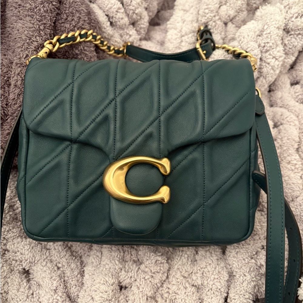Coach Times Square Tabby in Forest Green